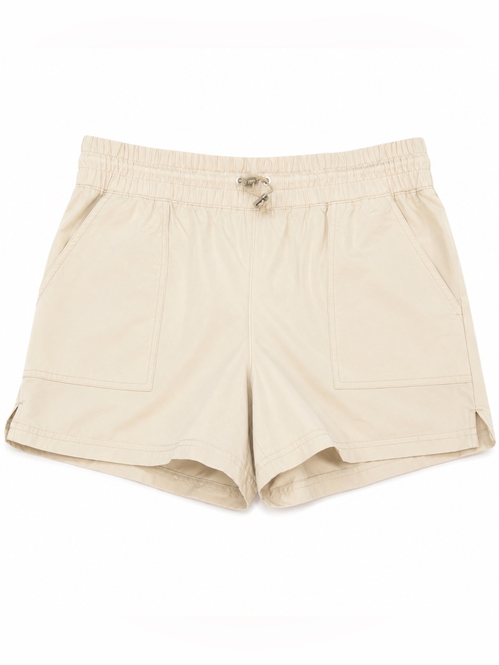RBX Women's Light Beige Drawstring Athletic Shorts